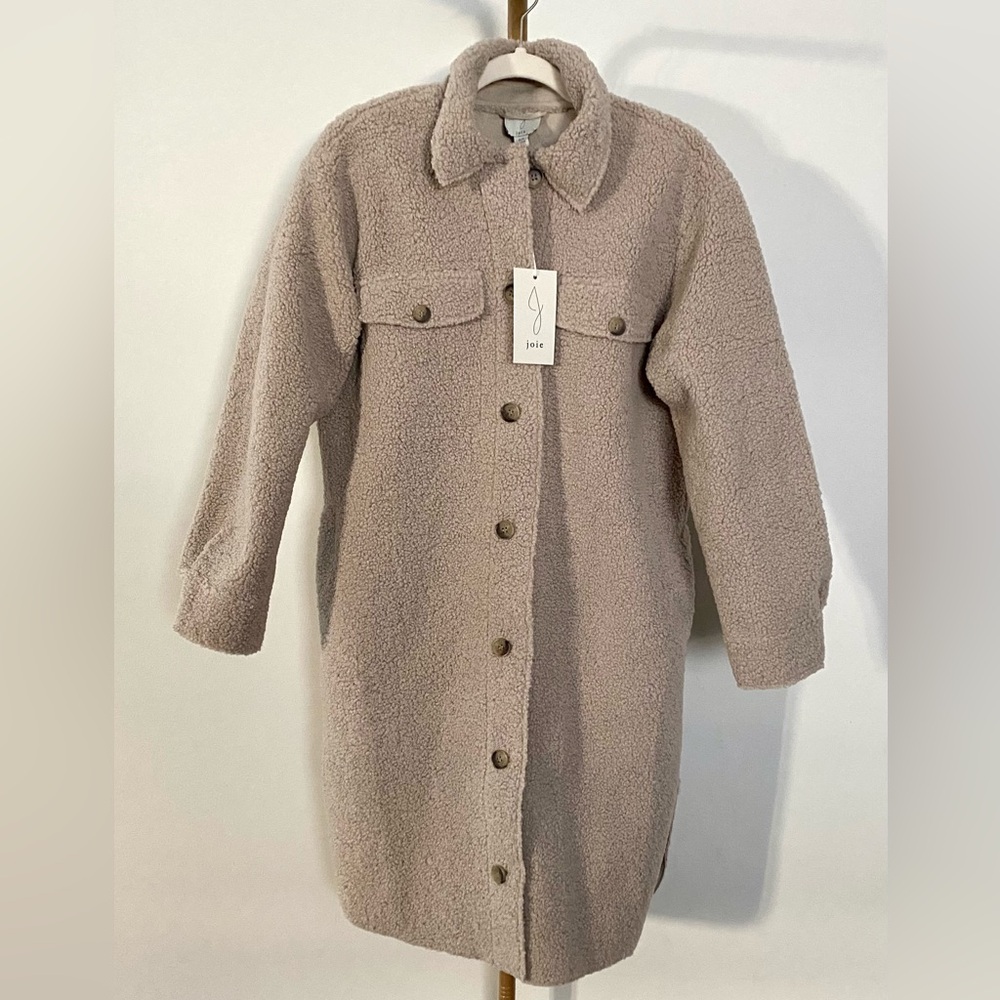 NWT Joie Sherpa (Cotton) Long Coat